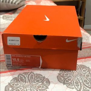 Nike zoom fly so fast size 10.5 worn twice
